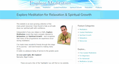 Desktop Screenshot of exploremeditation.com